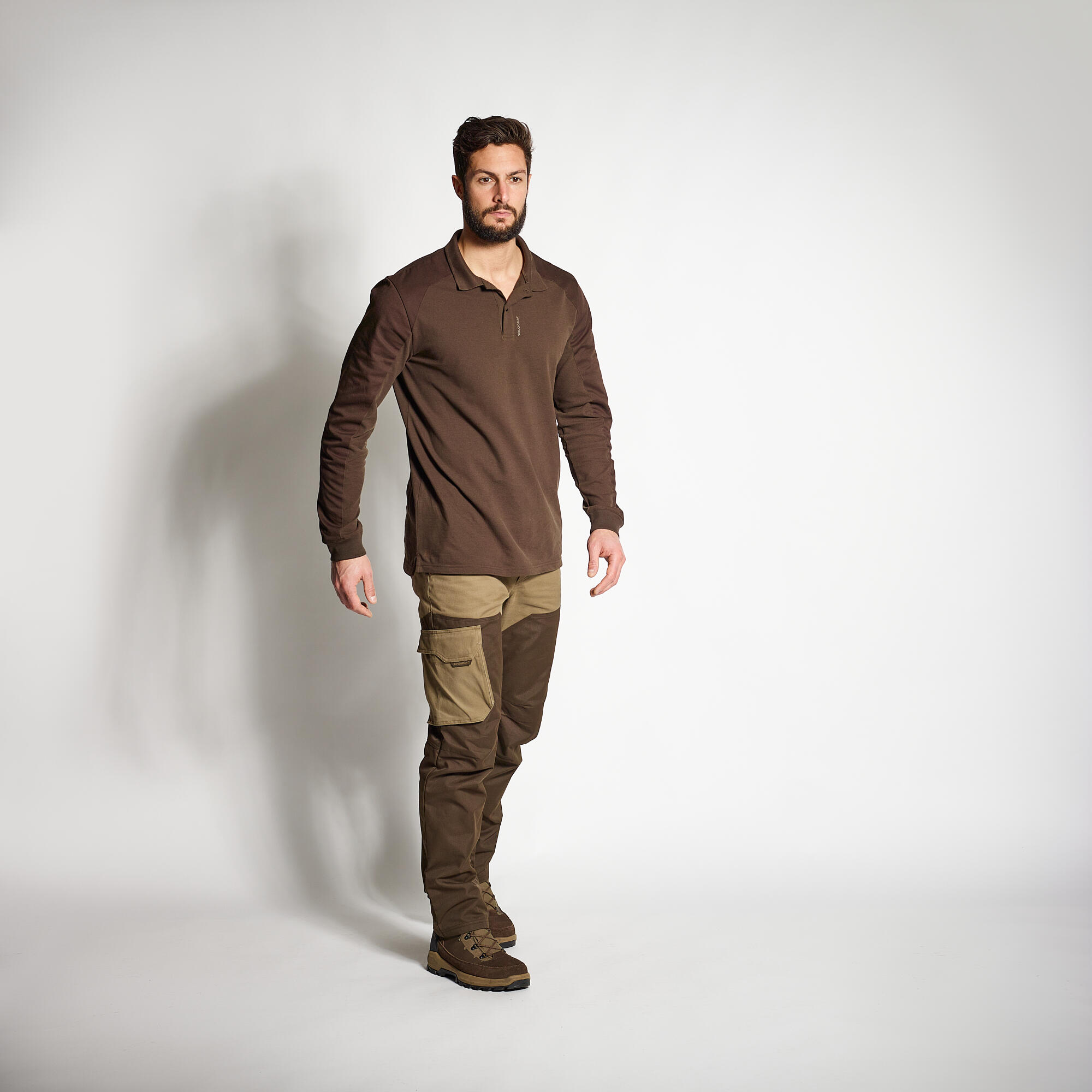 Hunting Trousers - Renfort 520 Brown - SOLOGNAC