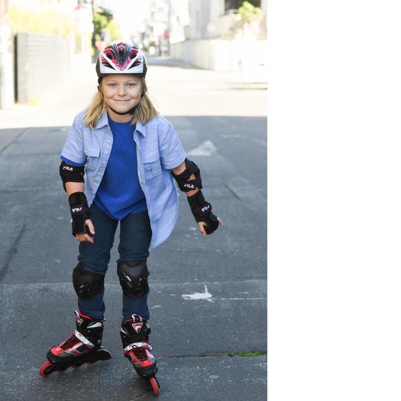 Set protezioni roller skateboard e monopattino bambino Fila Fp boy pack