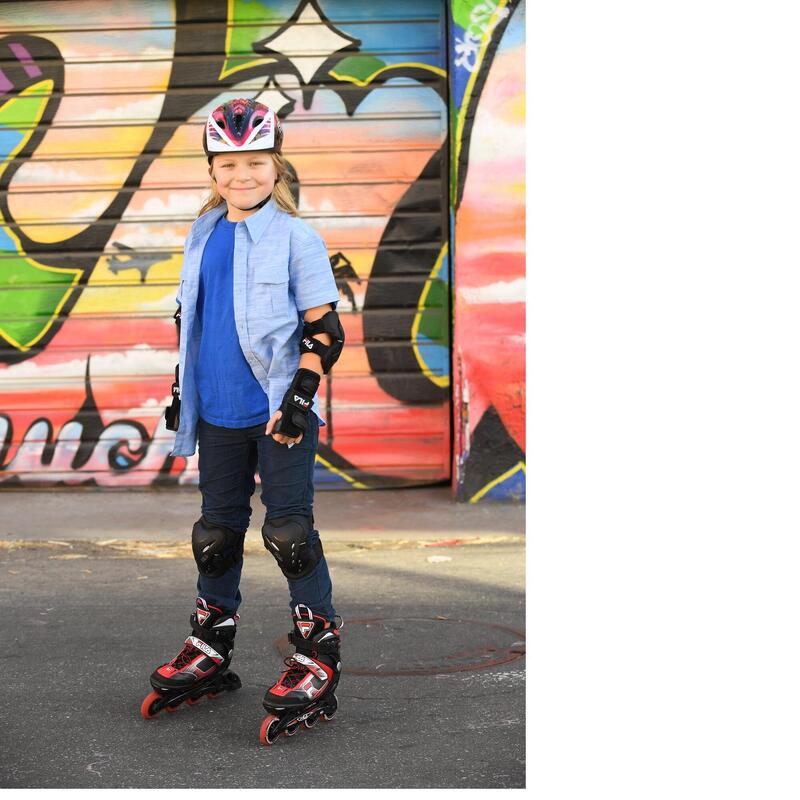 Set protezioni roller skateboard e monopattino bambino Fila Fp boy pack