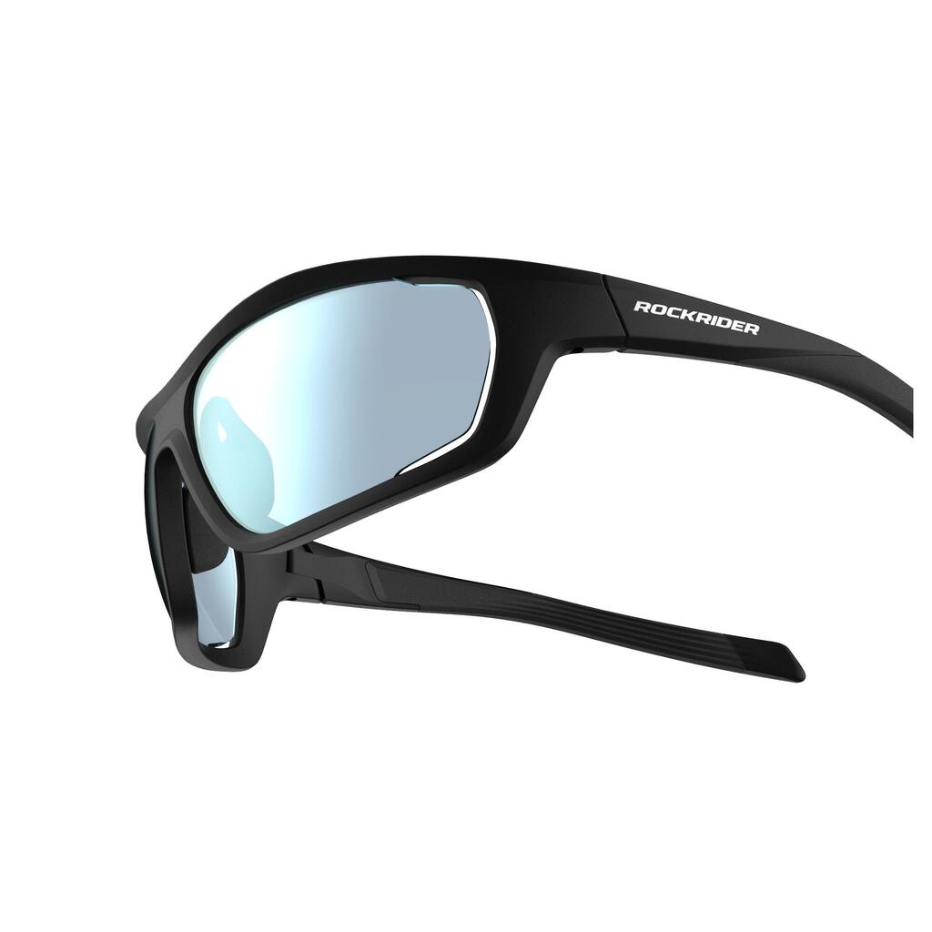 Cat 1-3 Photochromic Cross-Country Mountain Bike Glasses Photo - Black/Blue