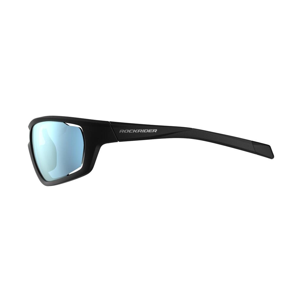 Sportbrille MTB XC Photo photochrom Kat 1>3 schwarz/blau