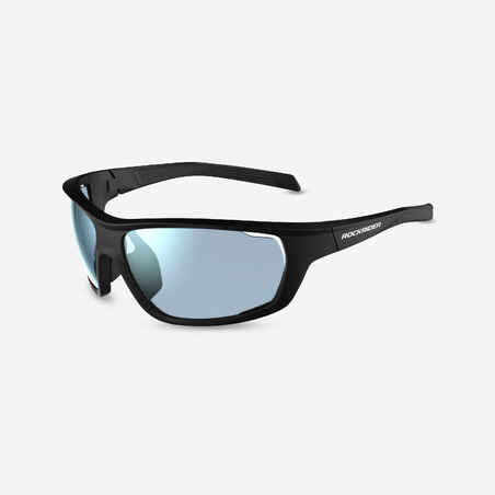 Sunčane naočale za cross country MTB fotokromatske Kat 1-3 crno-plave 