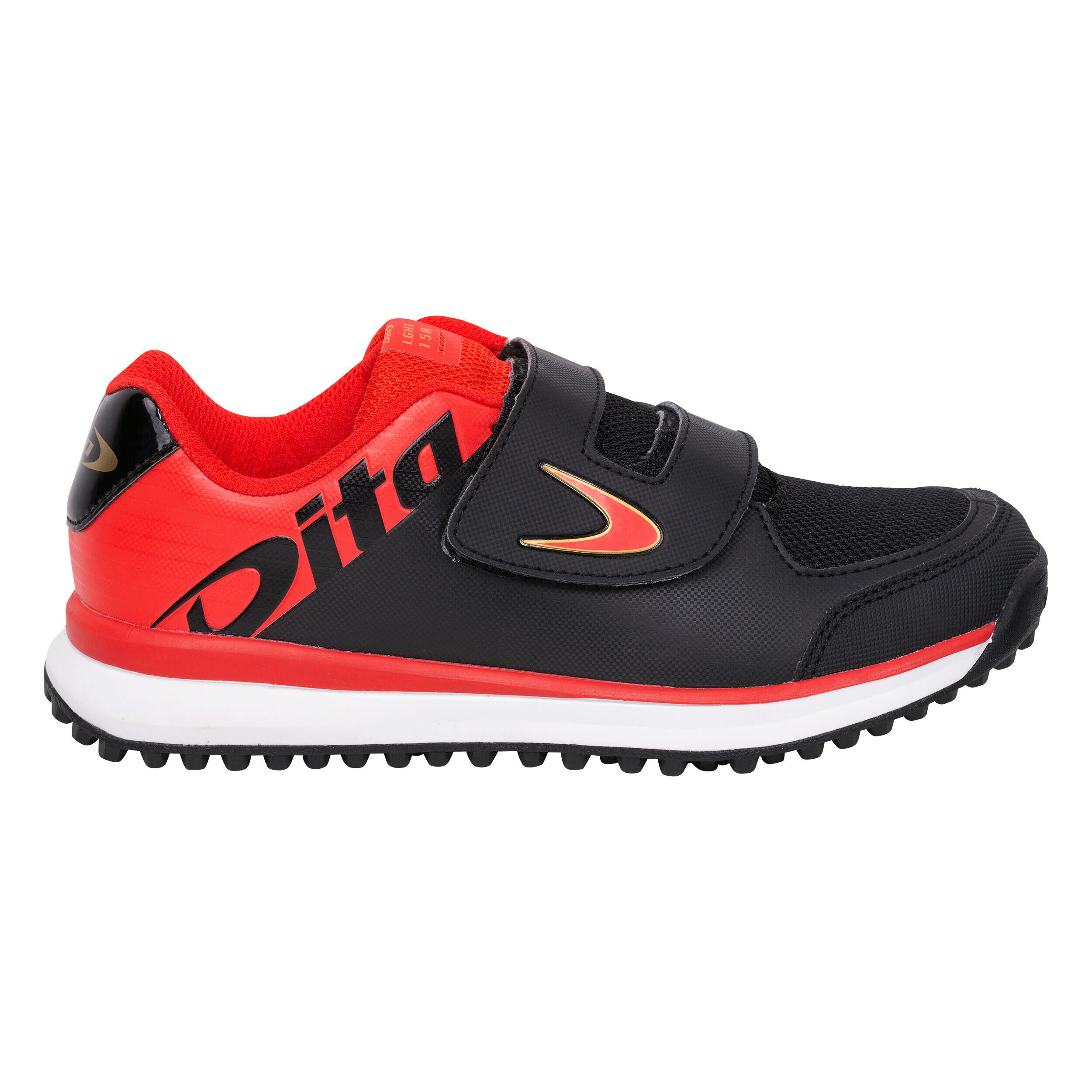 DITA Kids' Low-Intensity Field Hockey Shoes Fix And Go - Red/Black