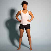 Women's 1-piece Aquafit Shorty Swimsuit Doli Alm White