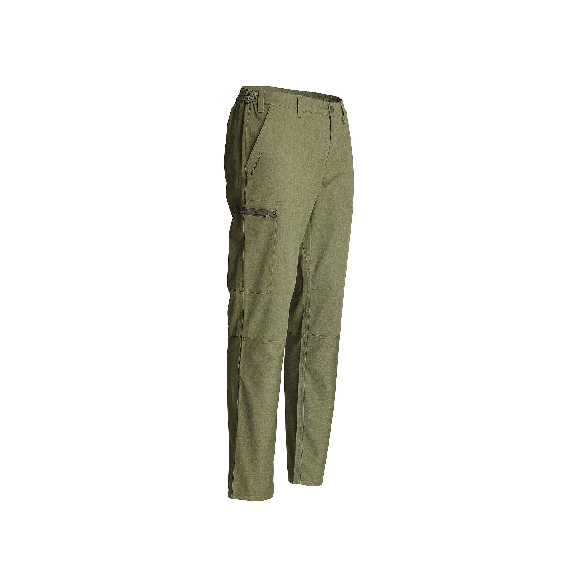 Slim fit cargo trousers  Dark khaki green  Kids  HM IN