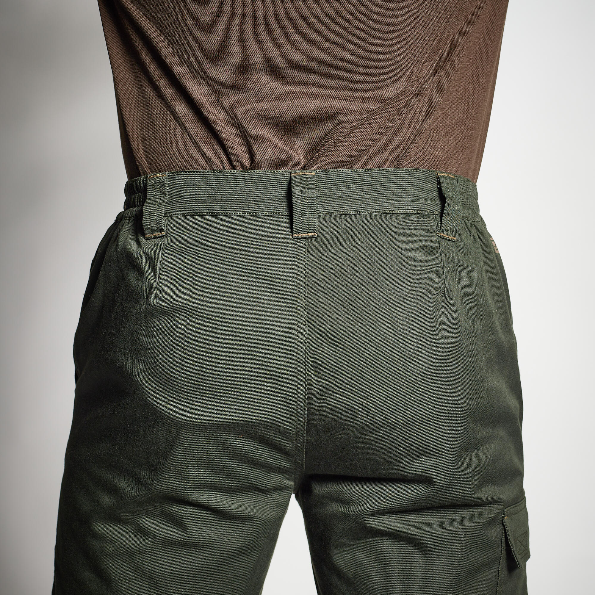 WARM HUNTING TROUSERS 100 - GREEN 5/8