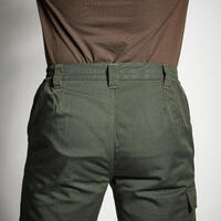 Zelene tople pantalone za lov 100