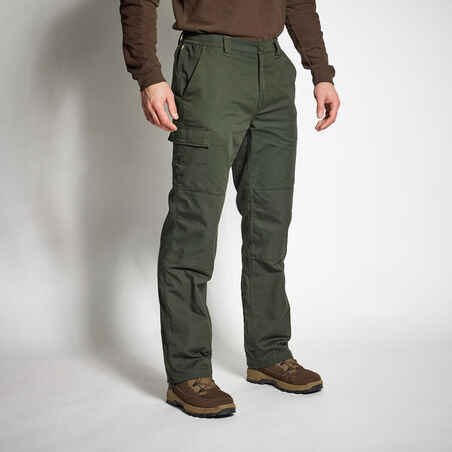 WARM HUNTING TROUSERS 100 - GREEN