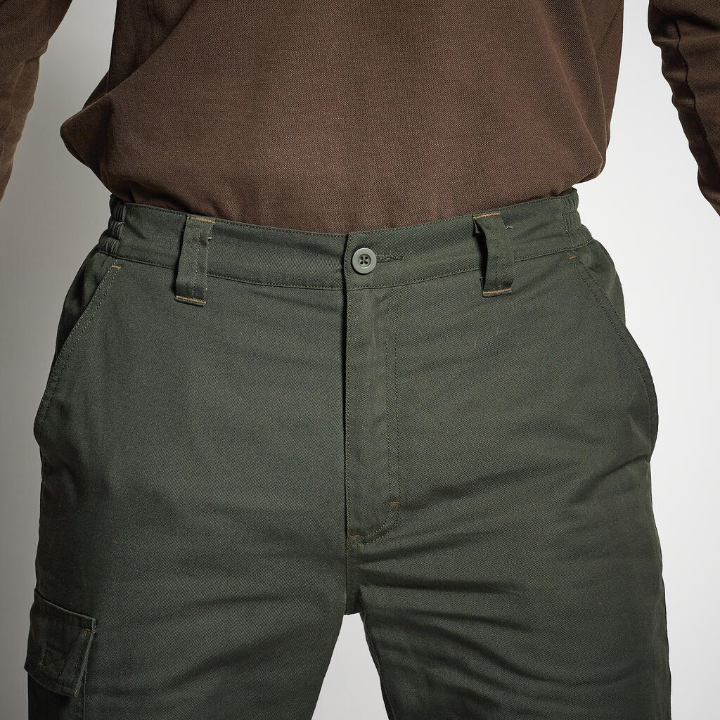 WARM HUNTING TROUSERS 100 - GREEN