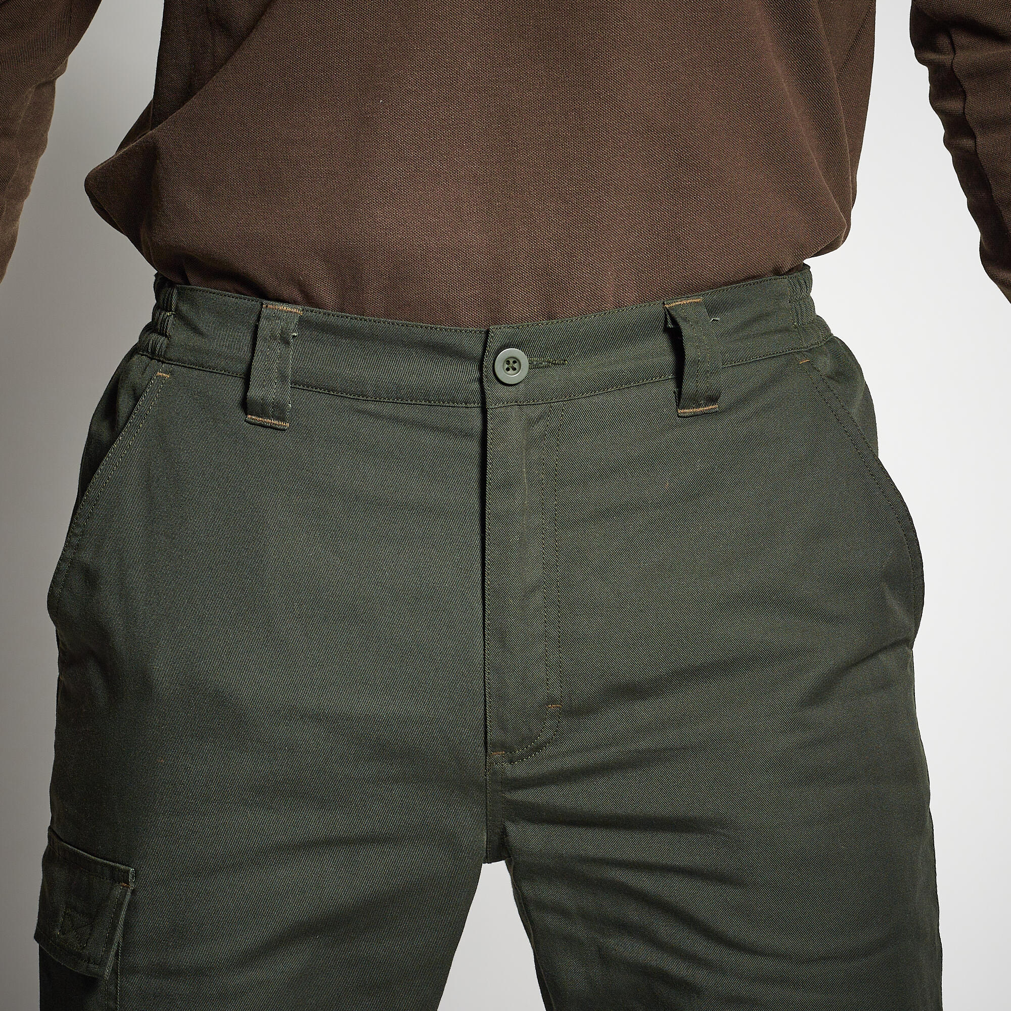 Warme outdoorbroek 100 groen 6/8