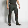 RESISTANT CARGO TROUSERS STEPPE 300 TWO-COLOUR - GREEN AND BROWN