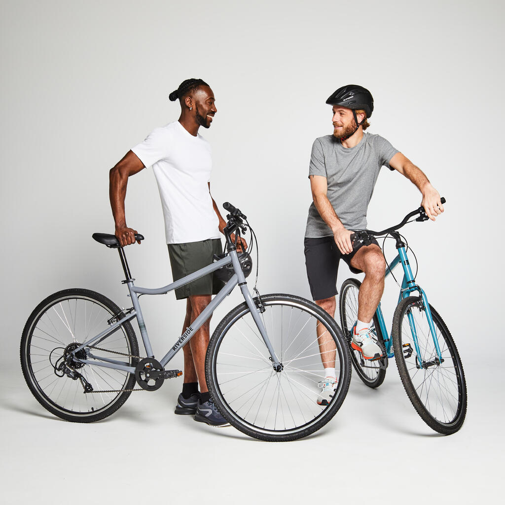 Riverside 120 Hybrid Bike - Grey