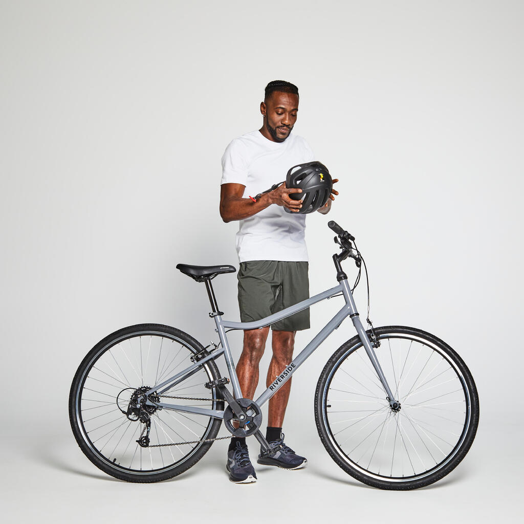 Riverside 120 Hybrid Bike - Grey