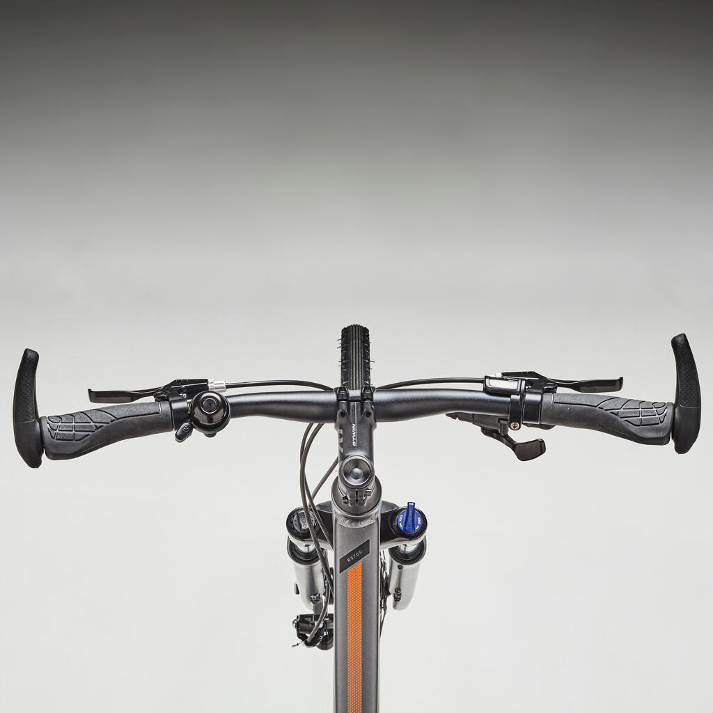 Hybrid Bike Riverside 700 - Grey/Orange