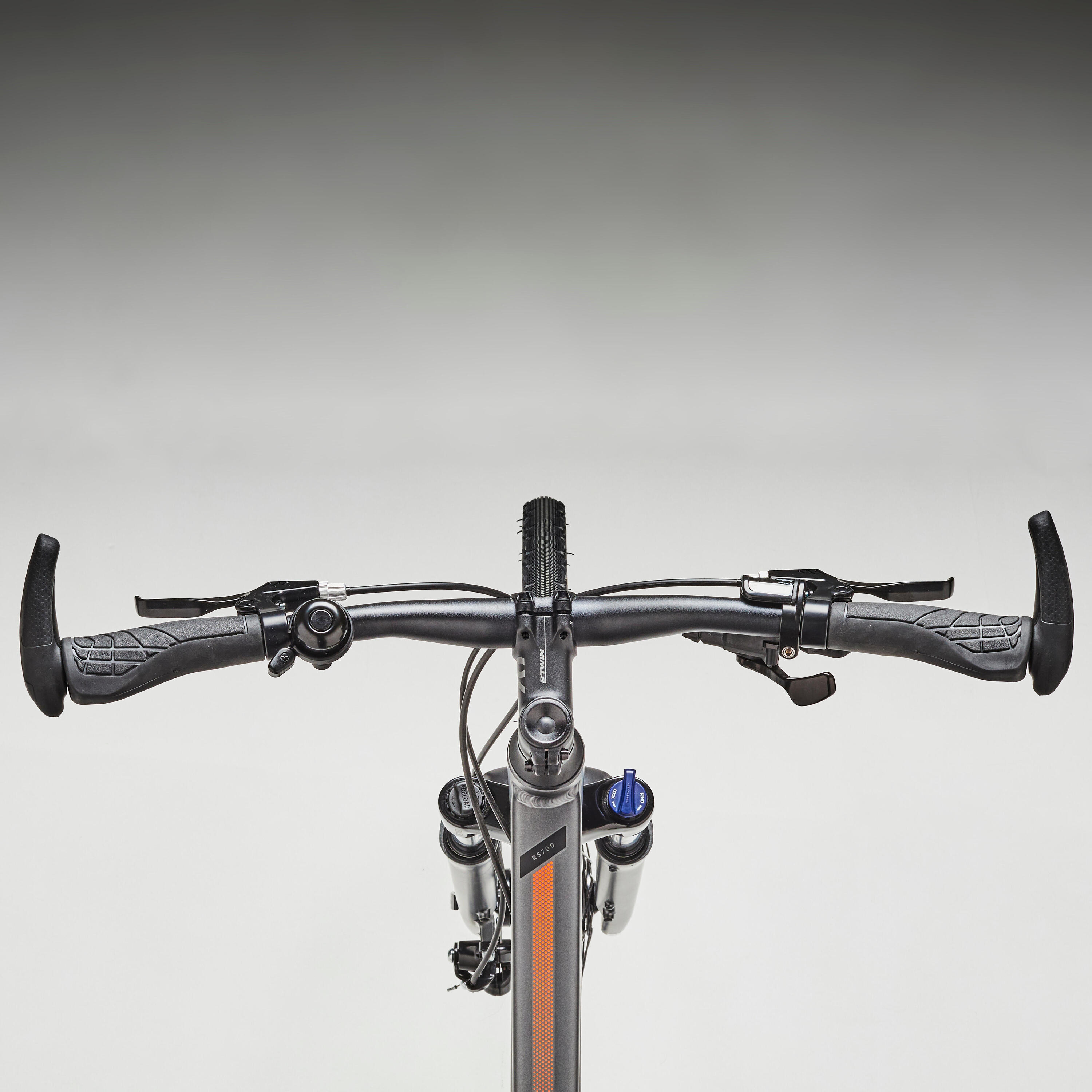 Hybrid Bike Riverside 700 - Grey/Orange 4/60