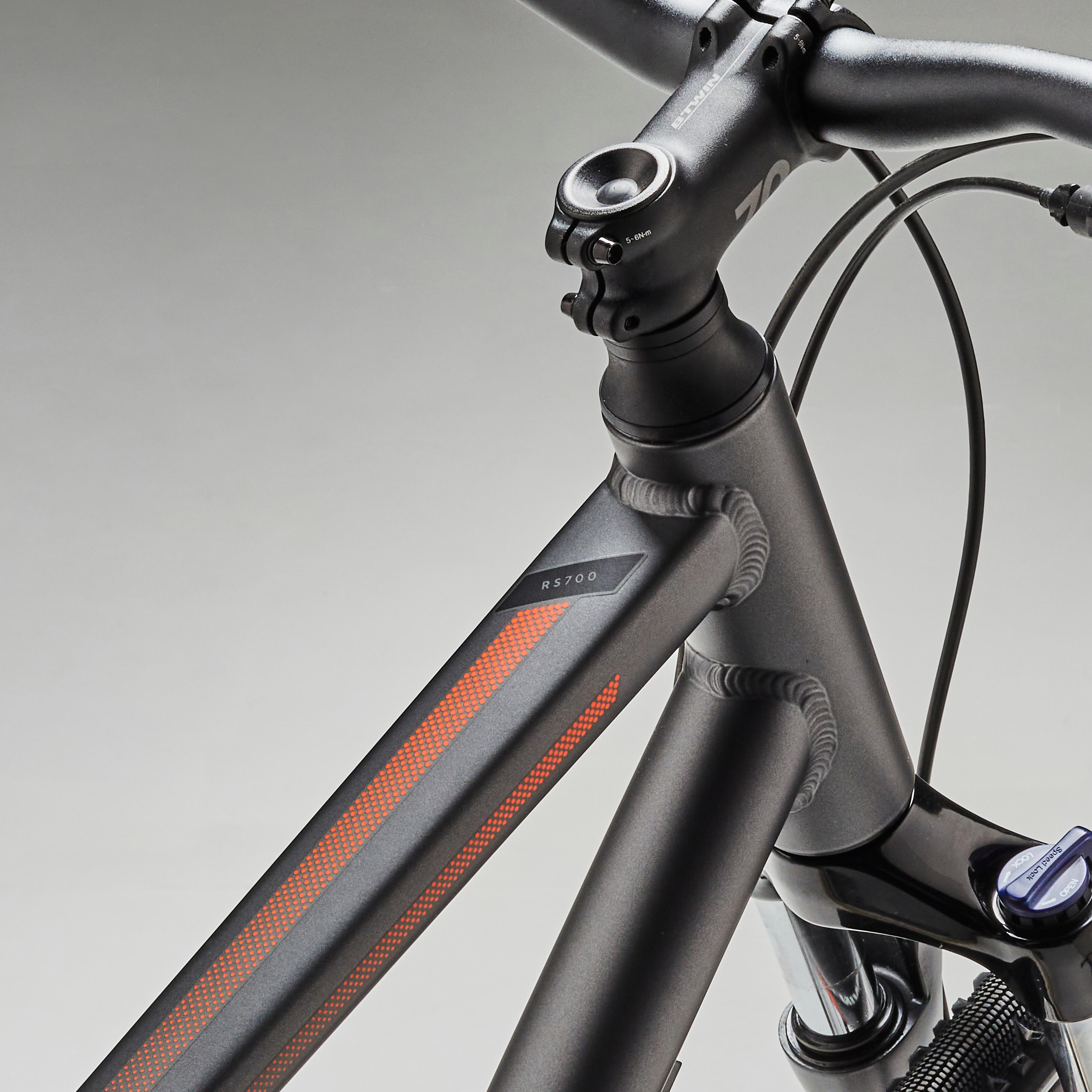 Hybrid Disc Bike  - Riverside 700 Grey/Orange - RIVERSIDE