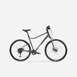 Hybrid Bike Riverside 700 - Grey/Sea Green