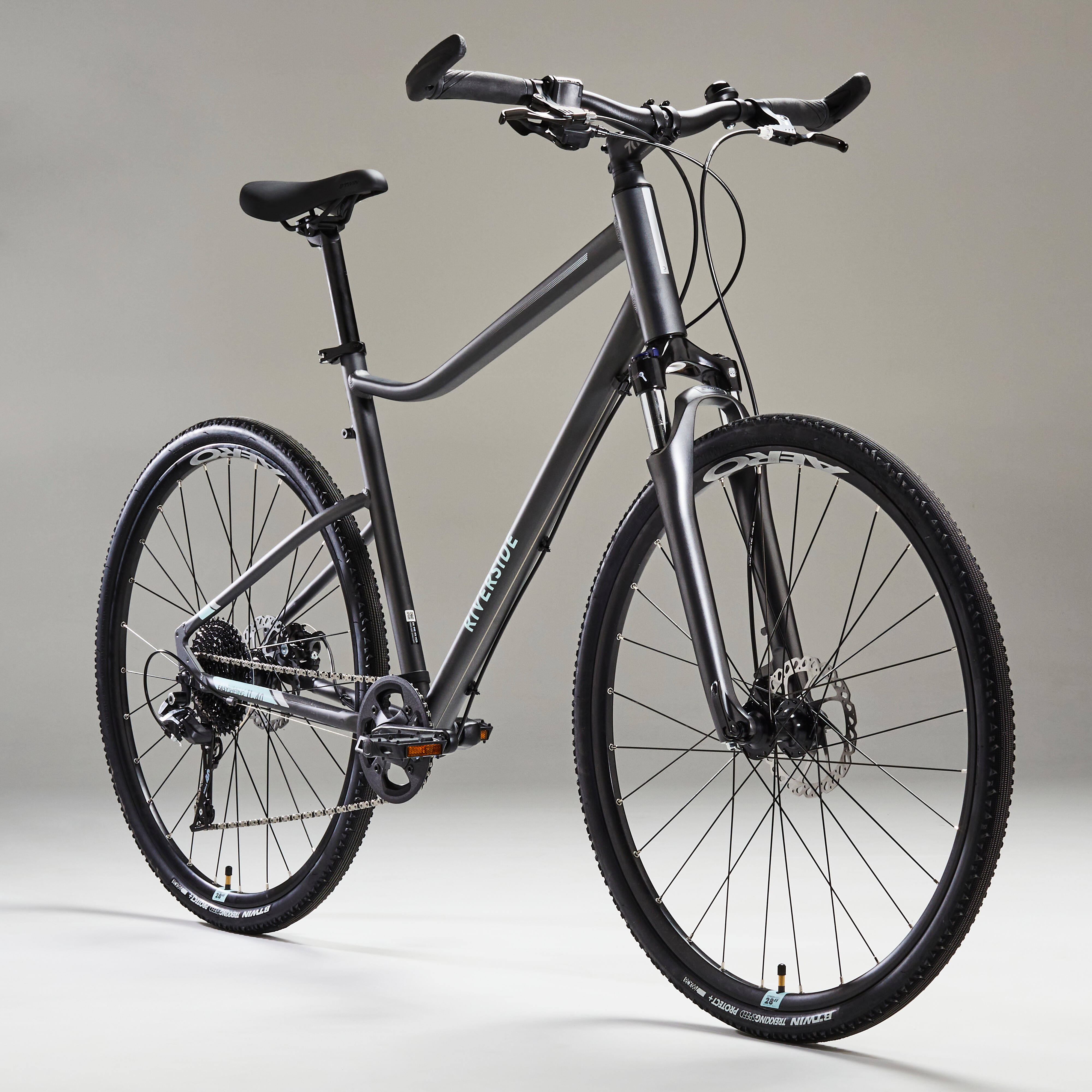 Cross Bike 28 Zoll Riverside 700 grau wassergr n RIVERSIDE