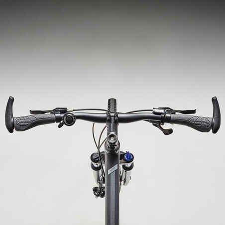 Υβριδικό ποδήλατο Riverside 700 - Γκρι / Πράσινο της θάλασσας