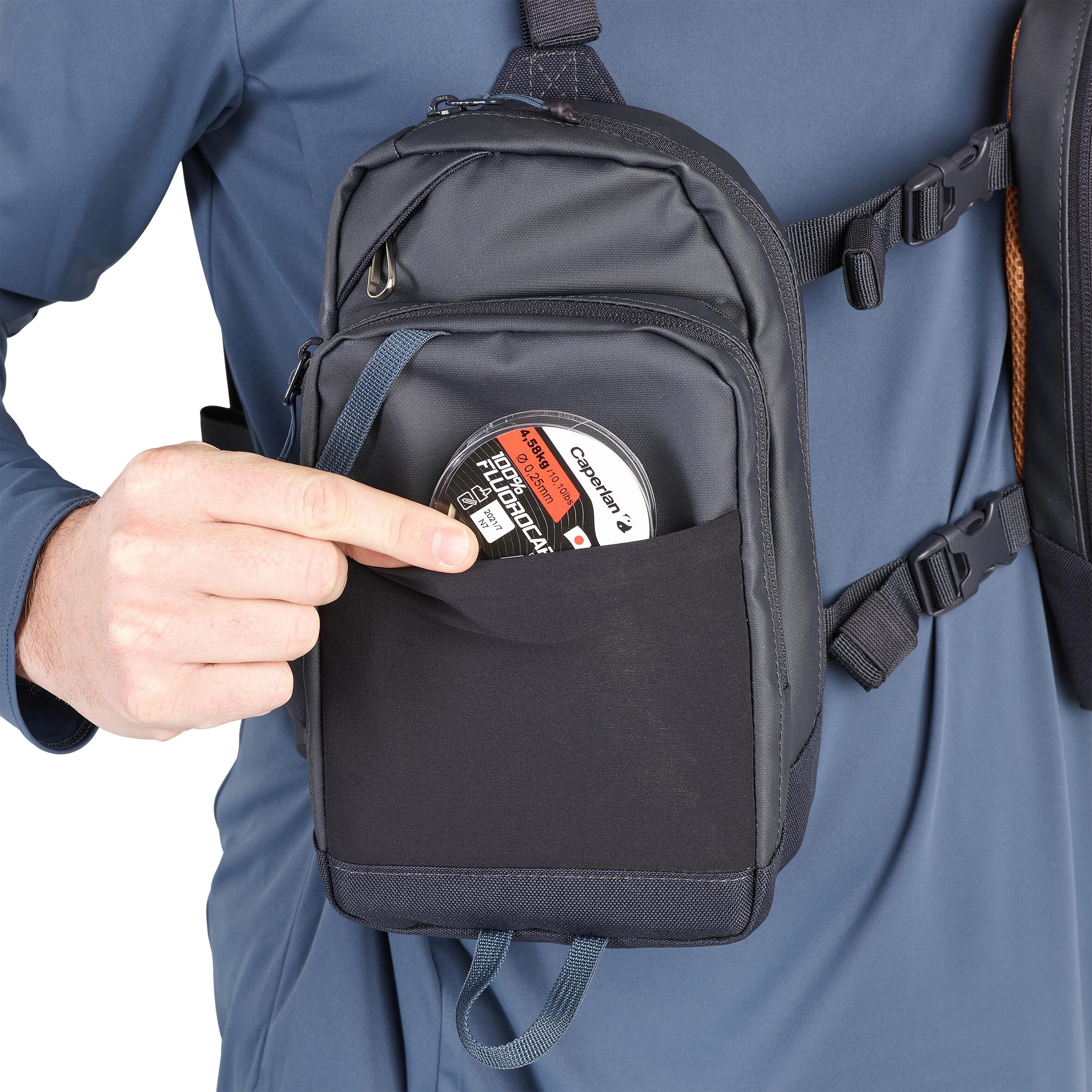 Chest pack de pêche 500 Double 10L 15/20