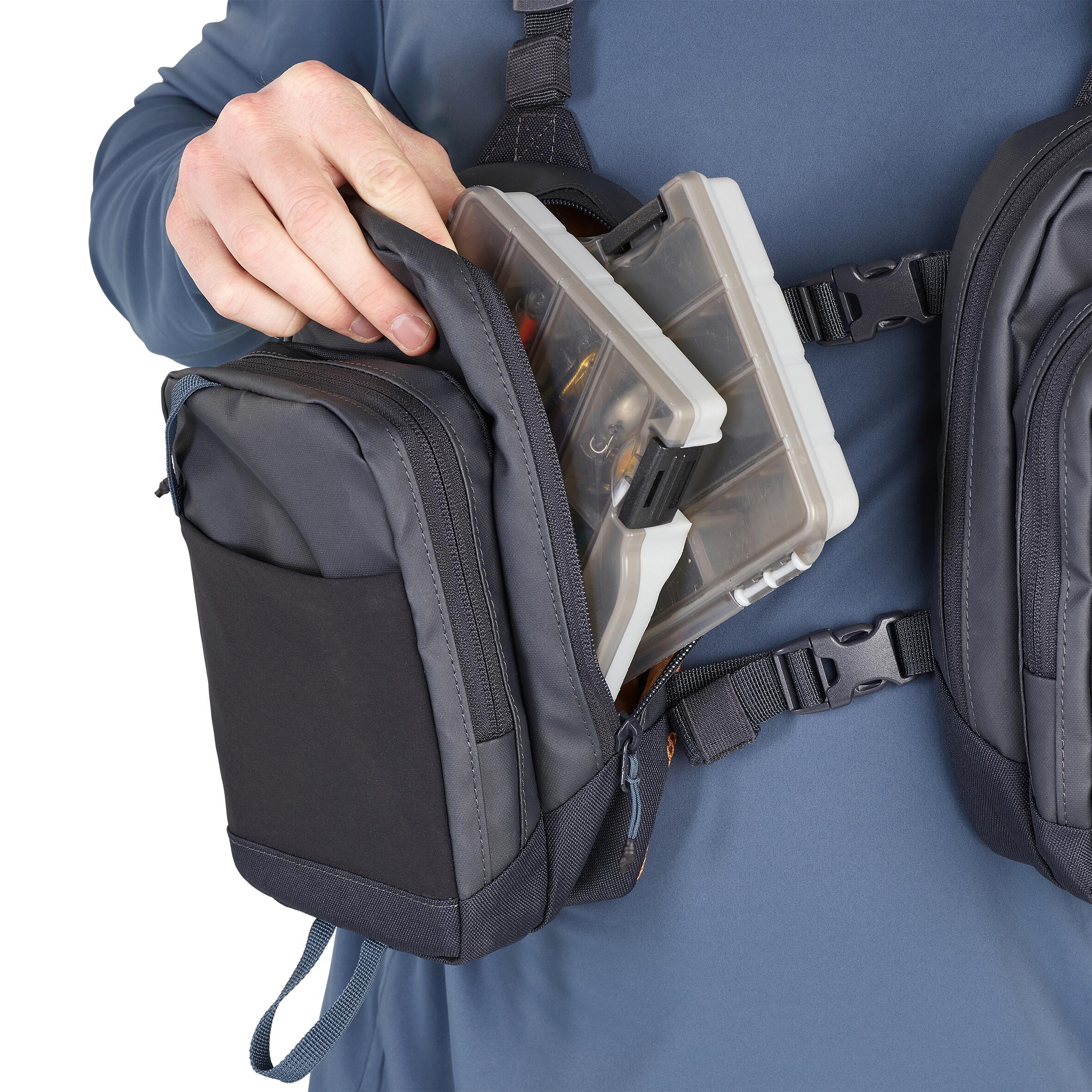 Chest pack de pêche 500 Double 10L 12/20