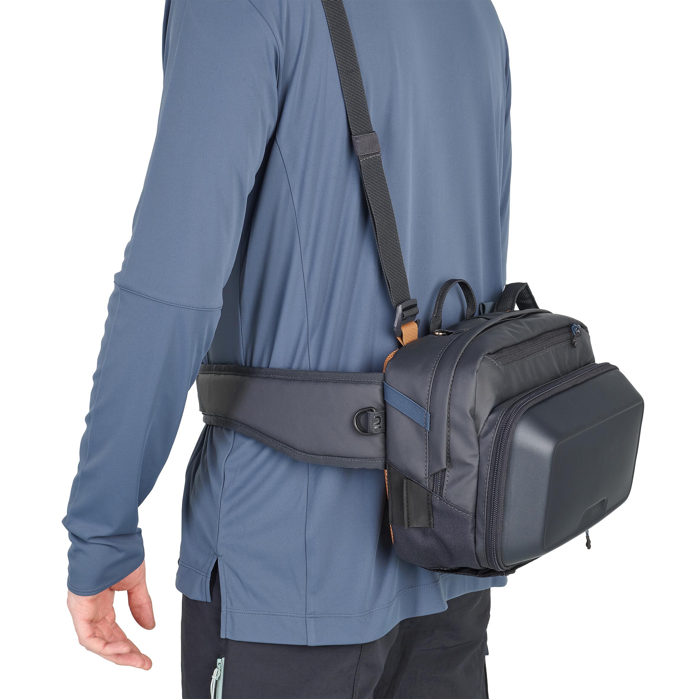 Borsa a tracolla marsupio pesca 500 12L CAPERLAN Decathlon