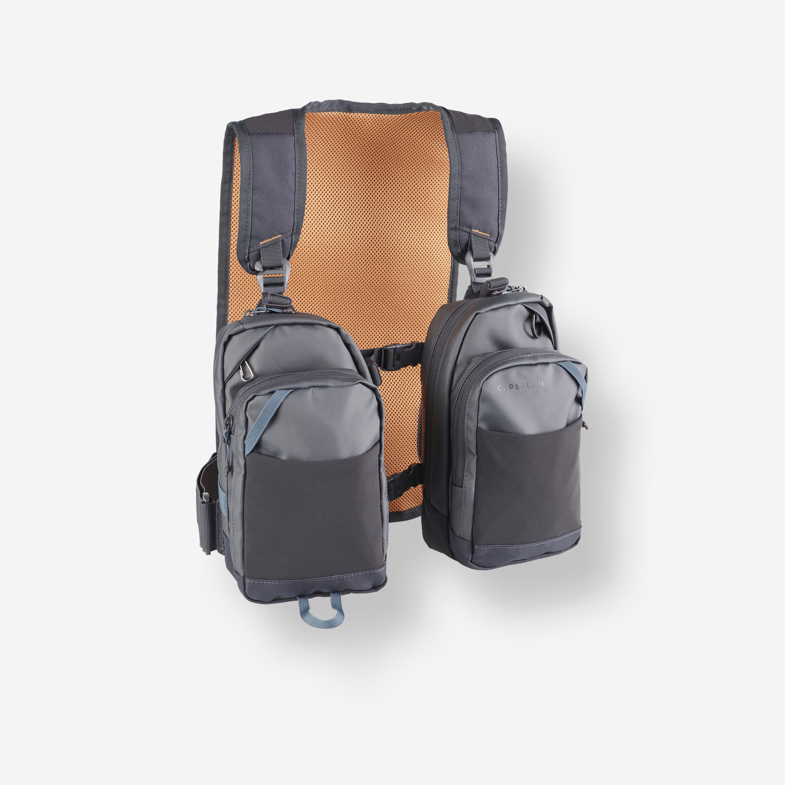 Fishing Waterproof Backpack 20 L - 500 WPF - Carbon grey - Caperlan -  Decathlon