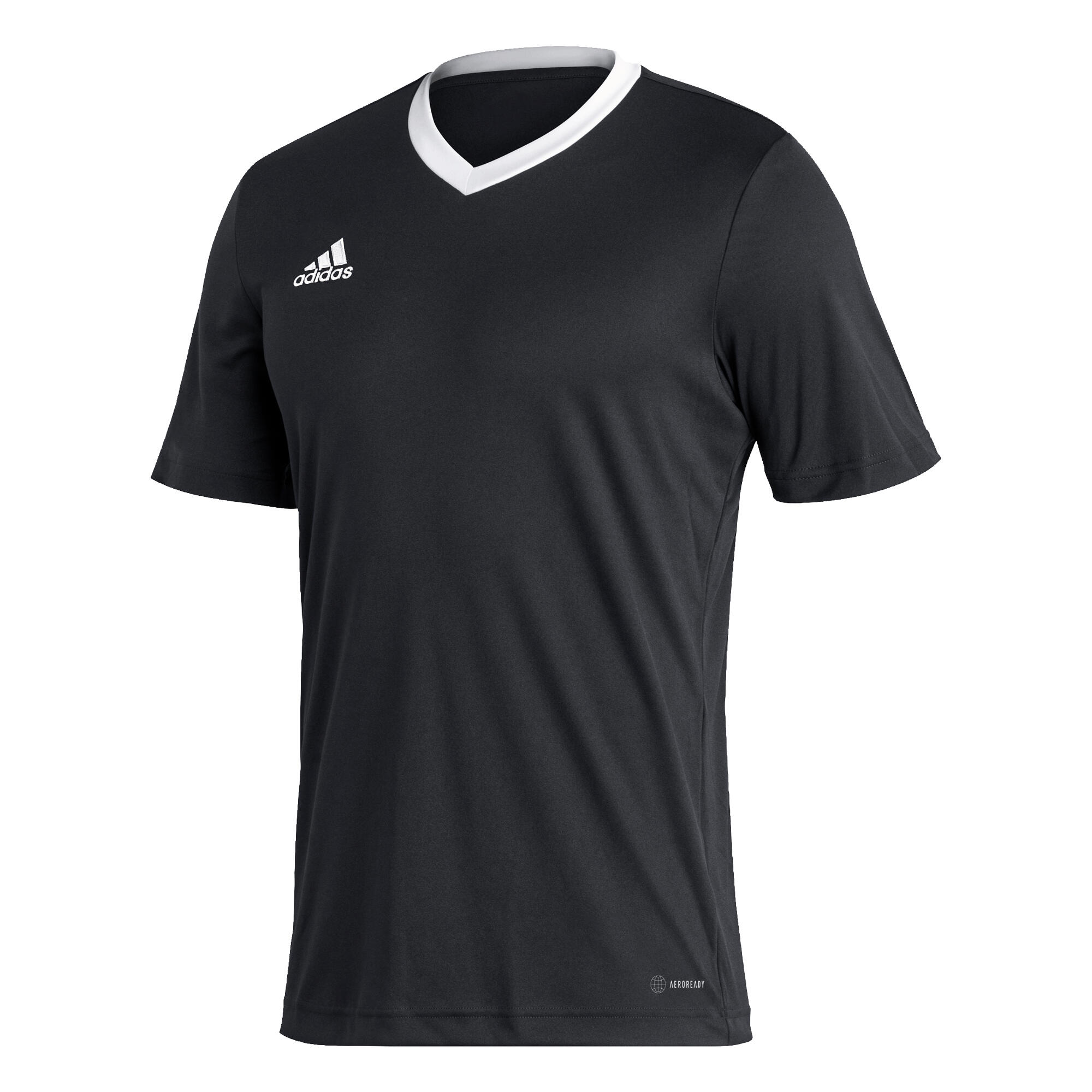 Fotbollströja Entrada 22 Adidas vuxen svart - Decathlon