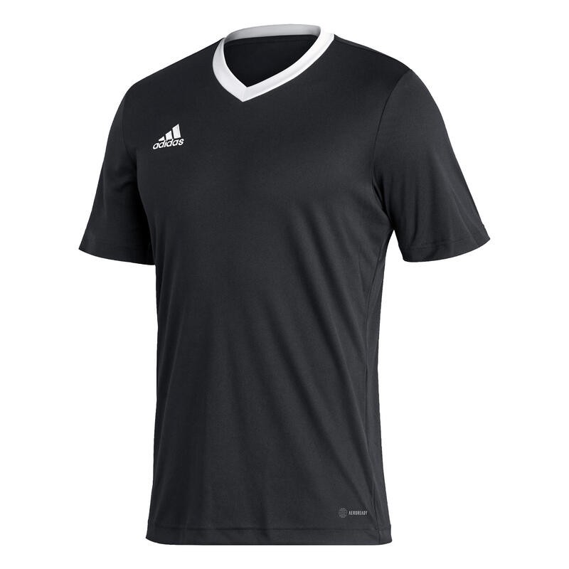 condón métrico Leve Camiseta de Fútbol Adidas Entrada 22 Adulto Negra | Decathlon