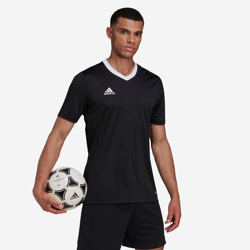 Camiseta de Fútbol adidas Entrada 22 Adulto Negra