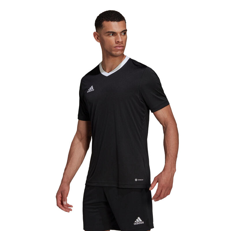 Herren Fussball Trikot - Adidas Entrada 22 schwarz