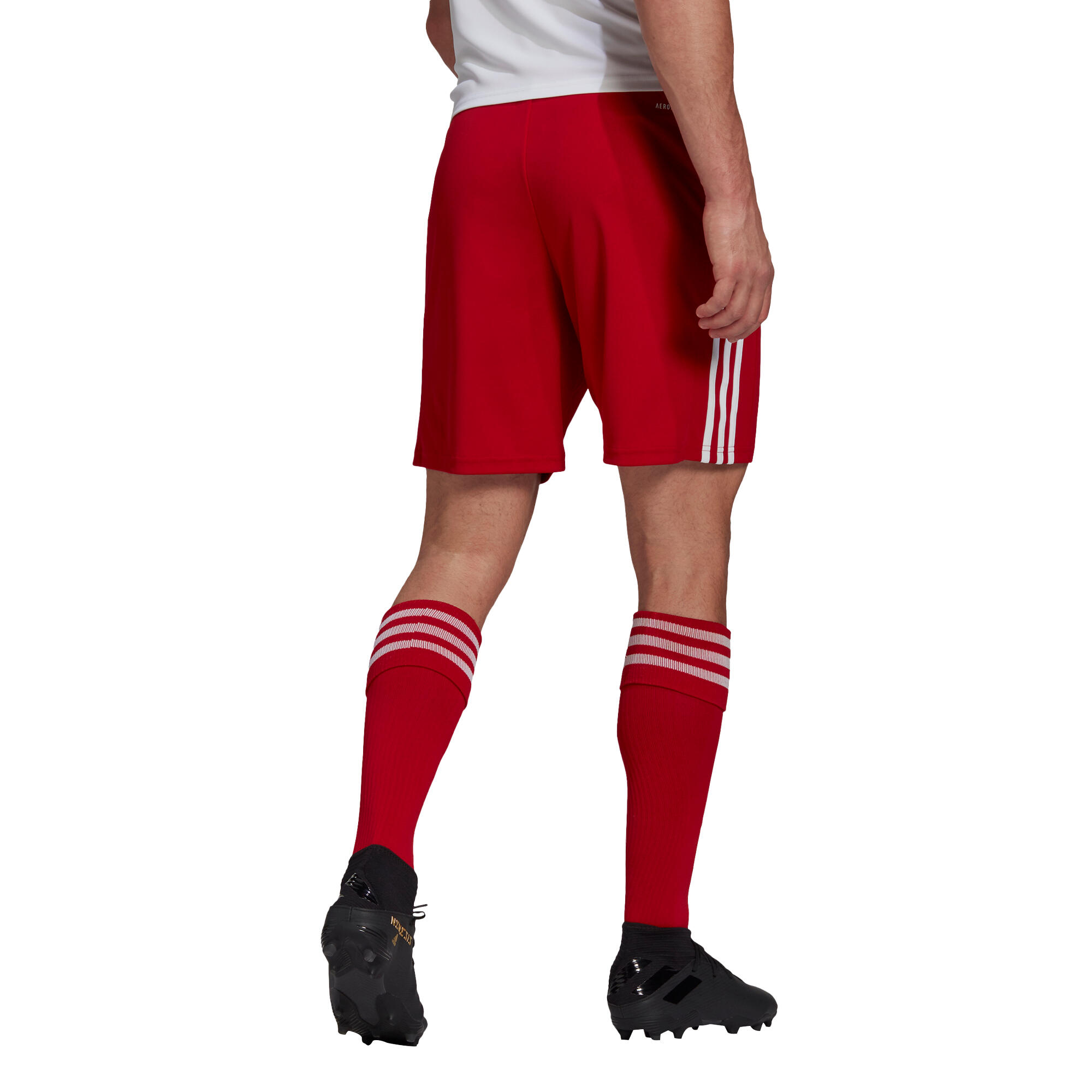 PANTALÓN CORTO DE FÚTBOL SQUADRA ADULTO ROJO 4/5