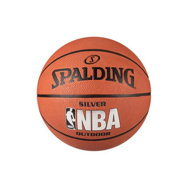 

Мяч баскетбольный размер 5, Spalding NBA Silver, X8777790