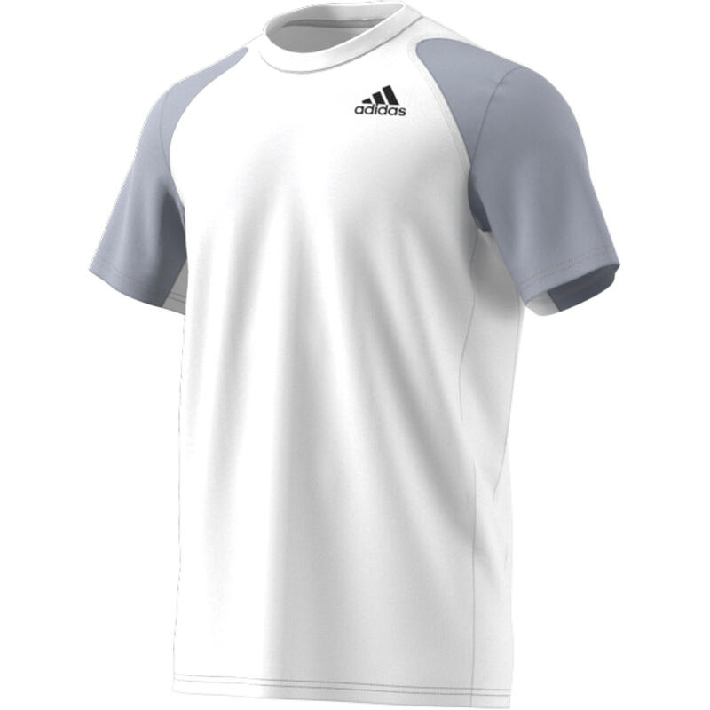 Herren Tennis T-Shirt - TEE weiß/grau