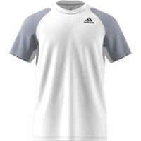 Tennis T-Shirt Herren TEE weiss/grau