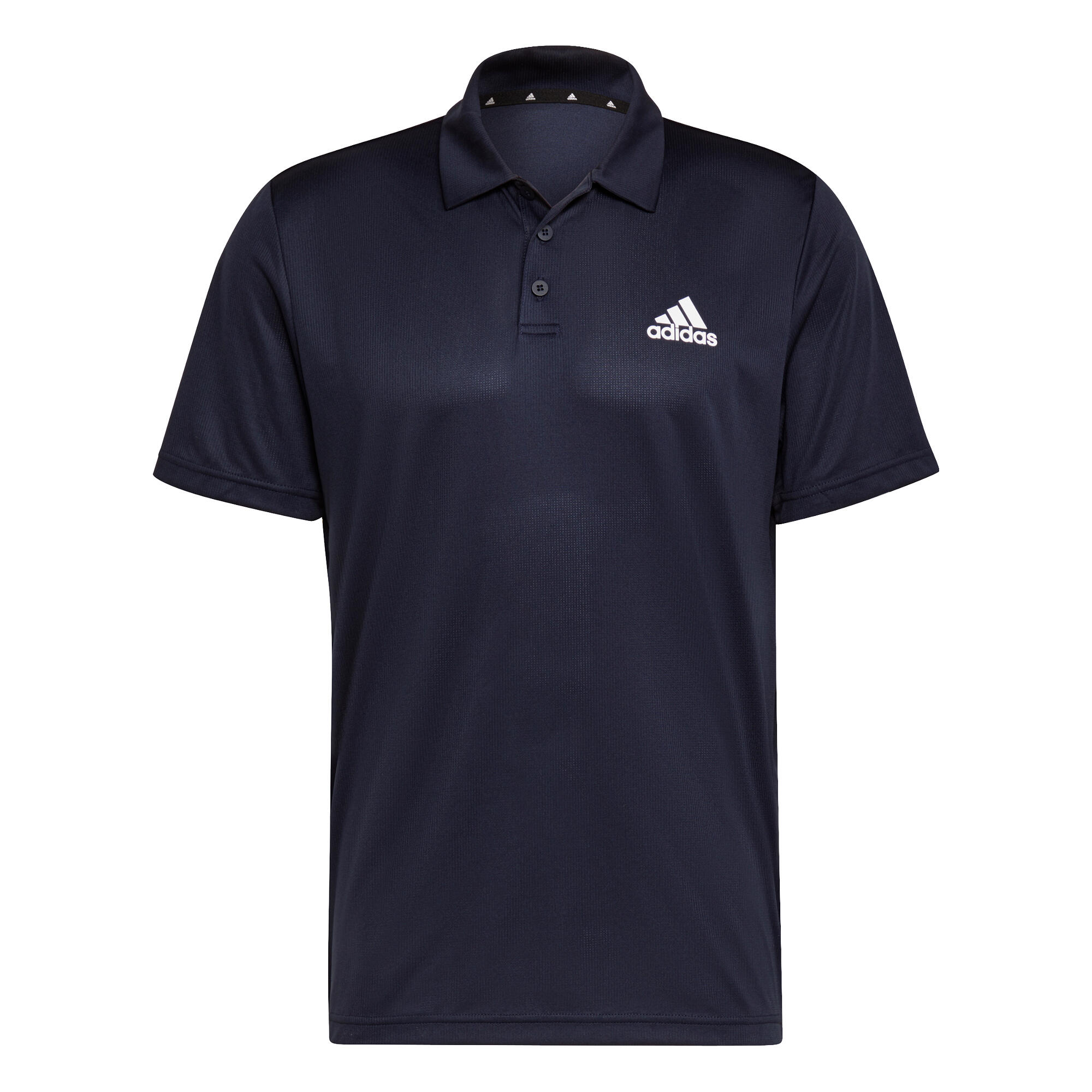 Men's Short-Sleeved Tennis Polo Shirt - Navy Blue 1/8