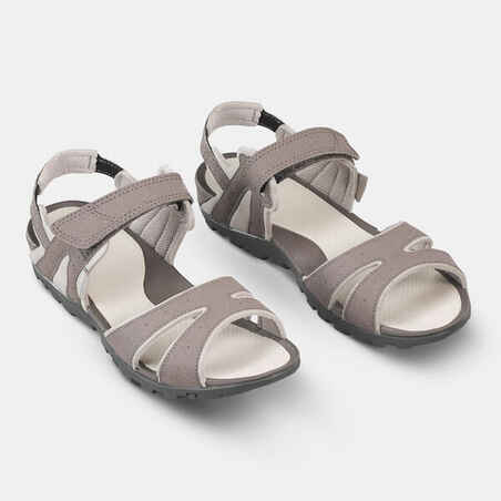 Women's walking sandals - NH100 - Brown