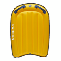 BODYBOARD DECOUVERTE GONFLABLE  - COMPACT JAUNE (25-90KG)
