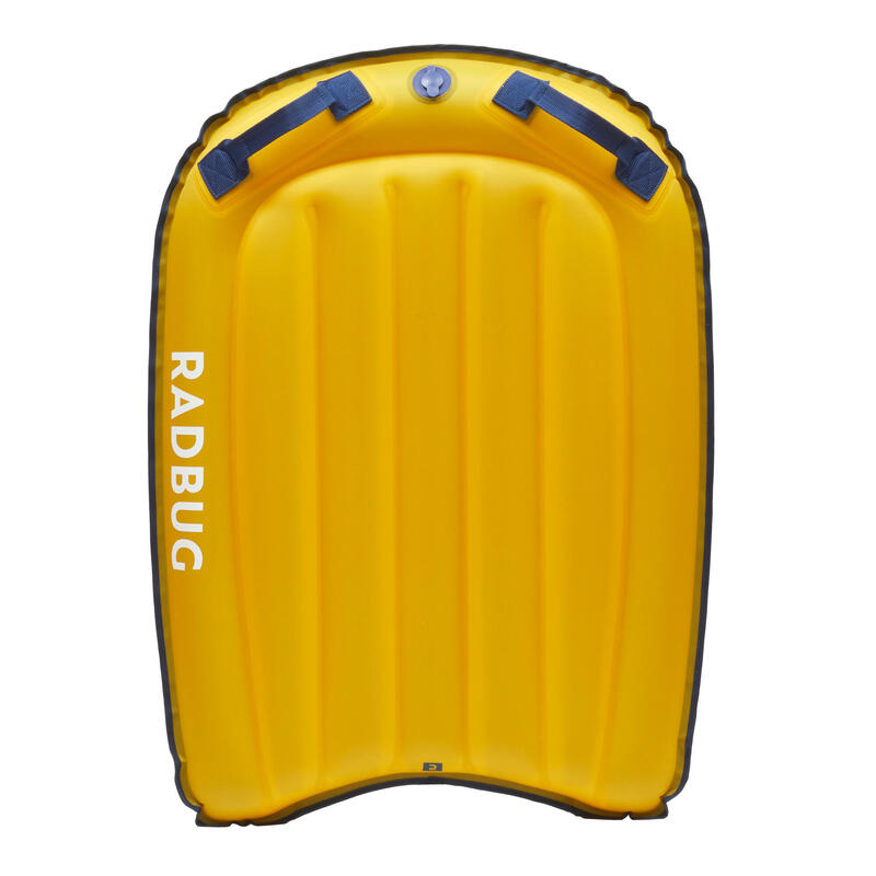 Opblaasbaar bodyboard geel (25 kg-90kg)