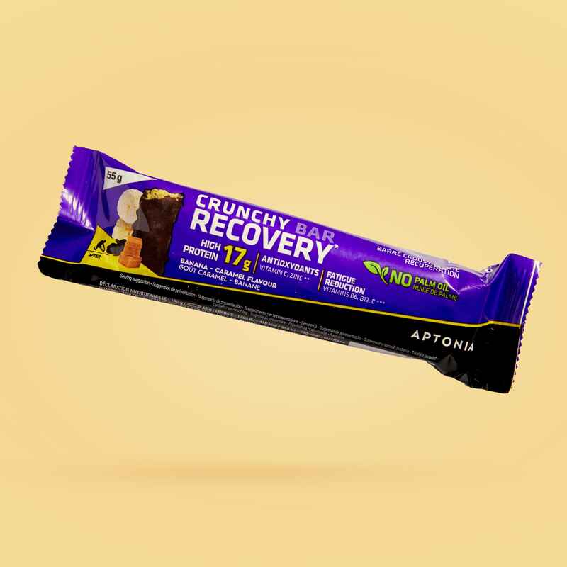 Müsliriegel Regeneration Crunchy Recovery Bar 55 g Banane und Karamell