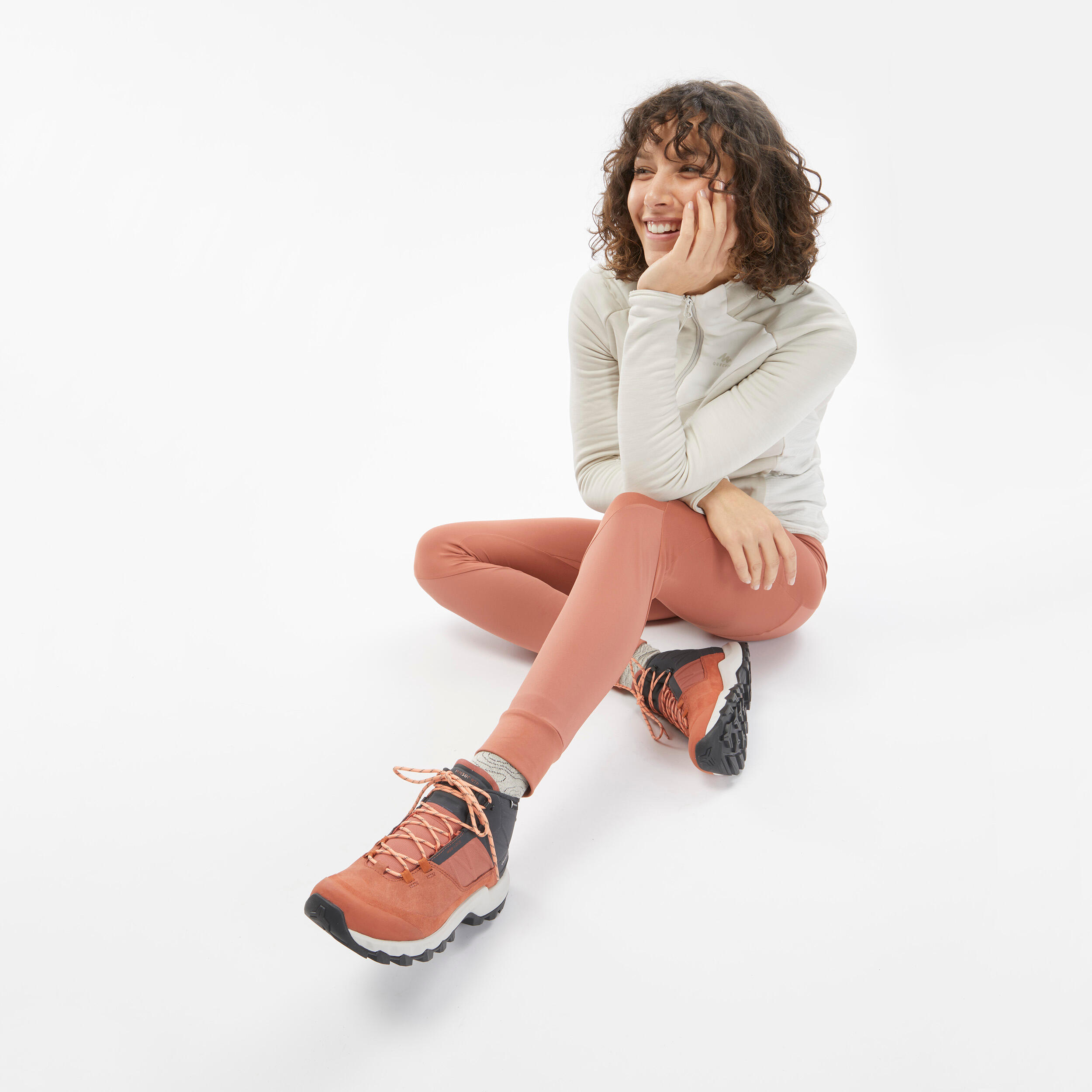 Mallas de montaña y trekking Mujer Quechua MH500 4/7