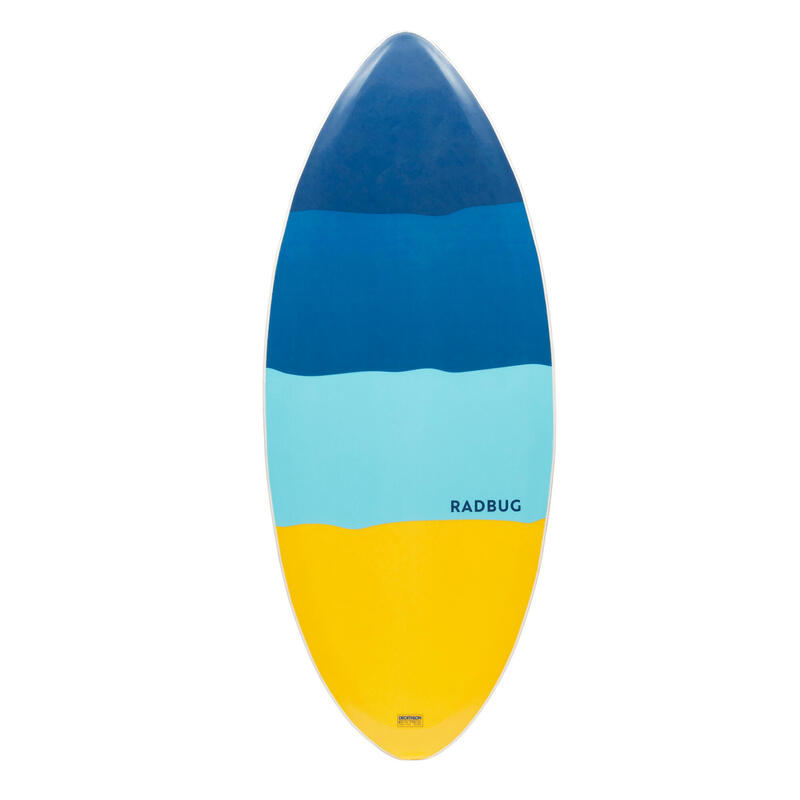 Foam skimboard voor kinderen blauw turquoise veelkleurig