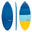 Skimboard criança - 500 espuma azul turquesa amarelo