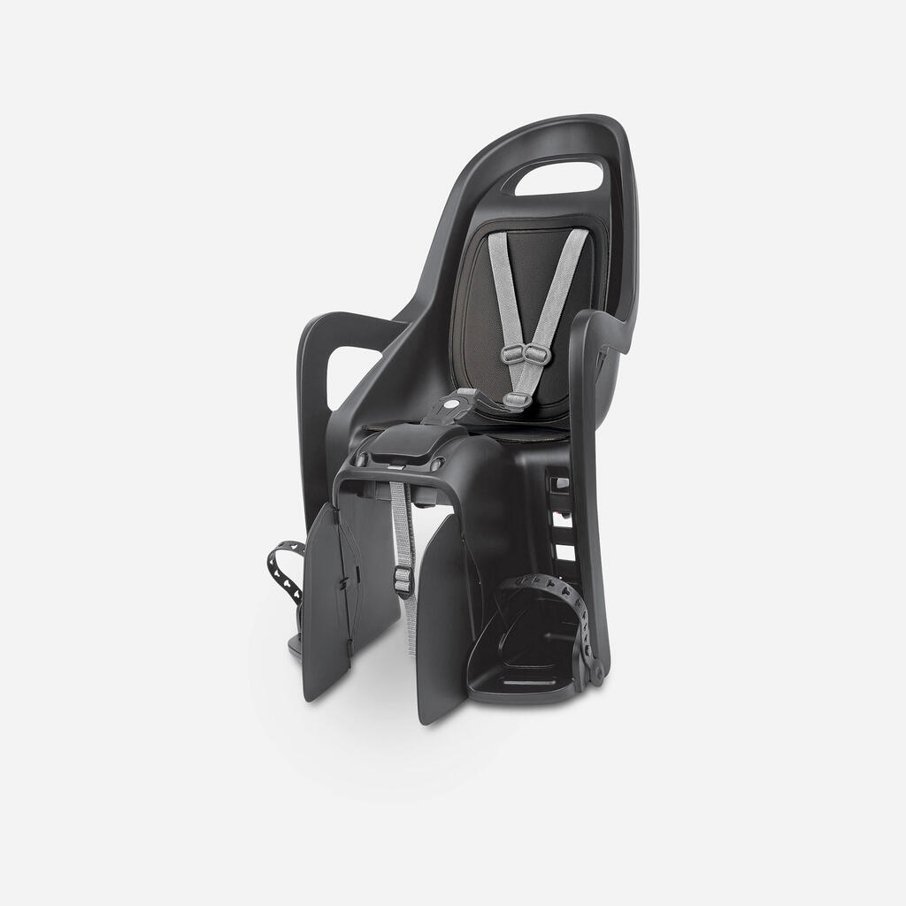 Bike Pannier Rack Child Seat Groovy - Black