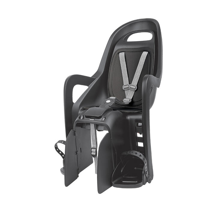 Bike Pannier Rack Child Seat Groovy Black POLISPORT Decathlon