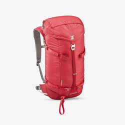 Mountaineering Backpack 33 litres - MOUNTAINEERING 33 RASPBERRY