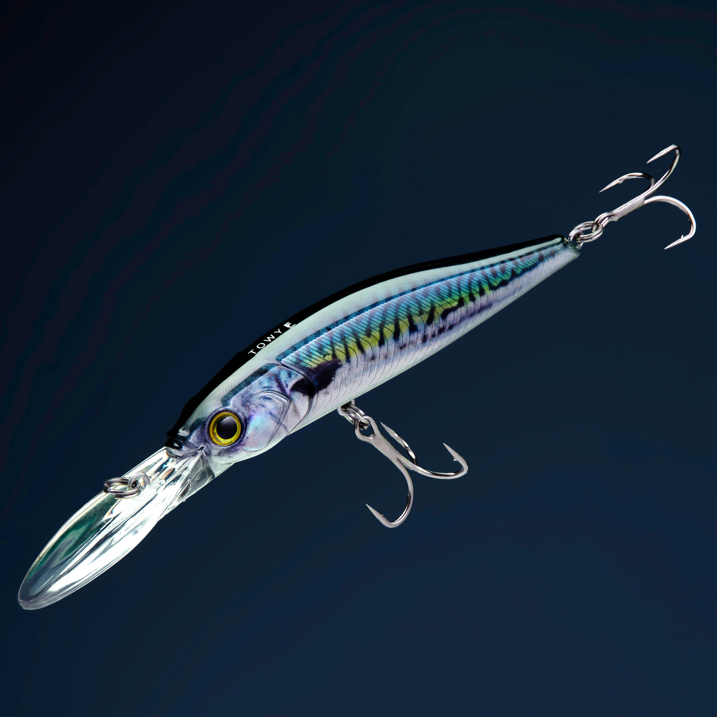 TOWY 100F Sea Fishing Hard Lure - green mackerel 2/3