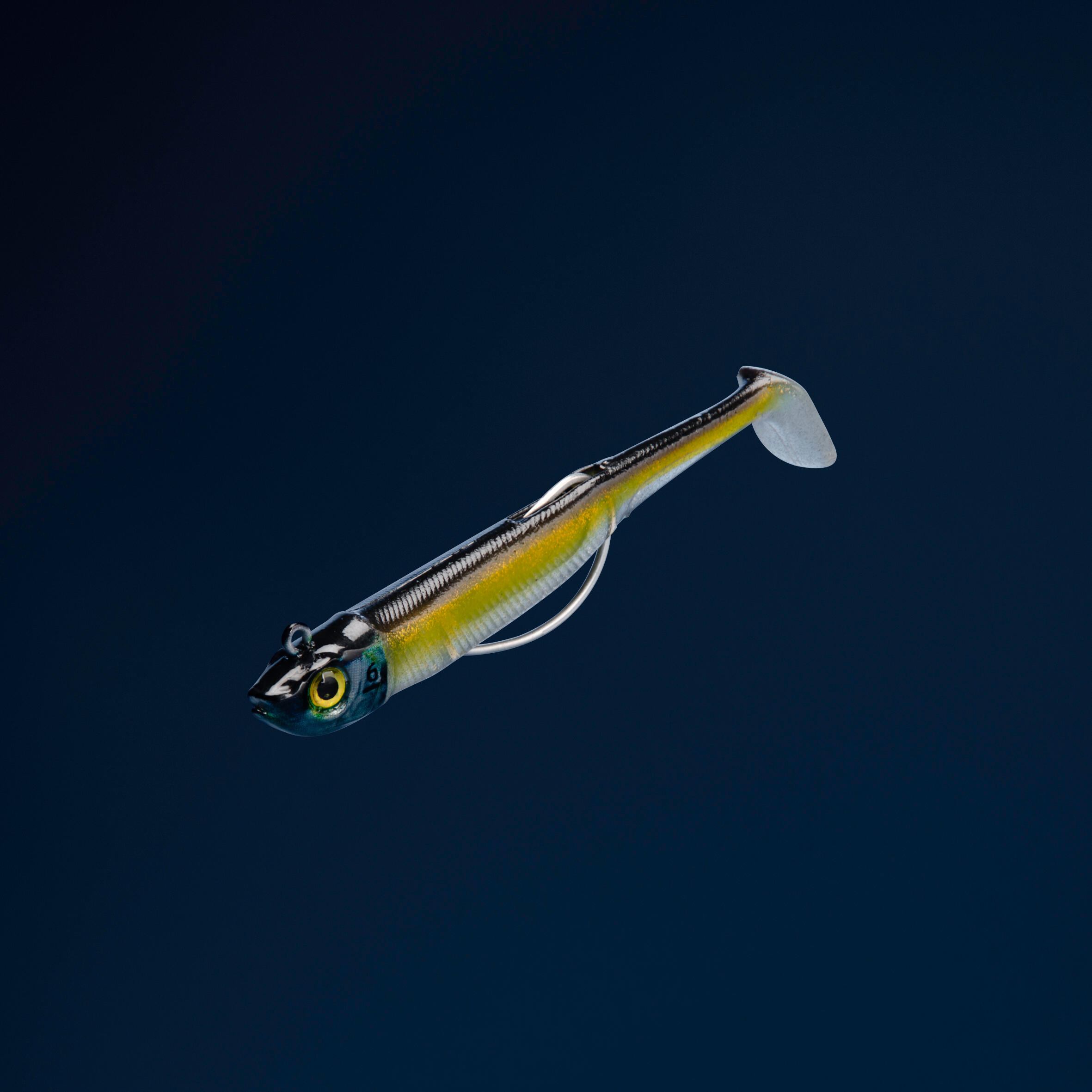 COMBO shad texan anchois ANCHO 70 6gr AYU/BLEU pêche en mer 2/12
