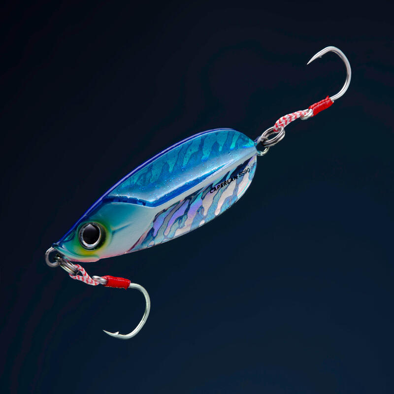 Műcsali jiggelő horgászathoz Biastos slow 90 g, foszforeszkáló kék