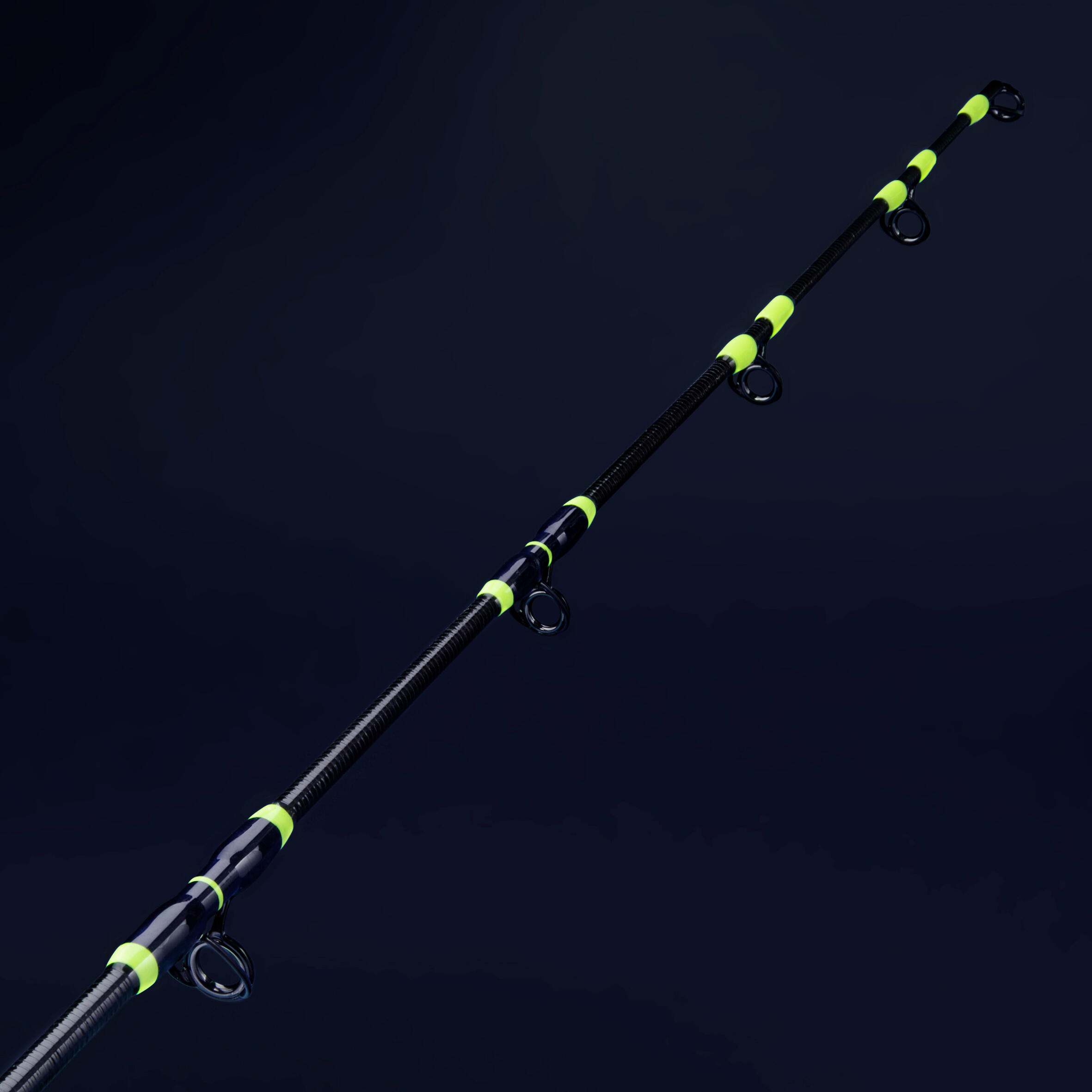 Canne à Pêche à La Traîne FALCON Bleu Fighter – 6'3" – 12/20 Lbs – 9 Anneaux – NEUVE